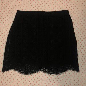 Hollister Lace fitted Skirt